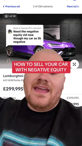 Replying to @DoysterFR How to sell your car with negative equity! Hope this helps🙌🏼 #zacstudd #carsoftiktok #carguy #cartiktok #carinsurancehacks #carinsurancetips #insurancetiktok 