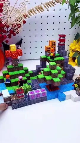 บล็อกแม่เหล็ก Minecraft สุดเจ๋ง! #บล็อกแม่เหล็ก Minecraft #ของเล่นเด็ก  #ของเล่นแม่เหล็ก #ของเล่นพัฒนาการ #ของเล่นเด็ก2025 
