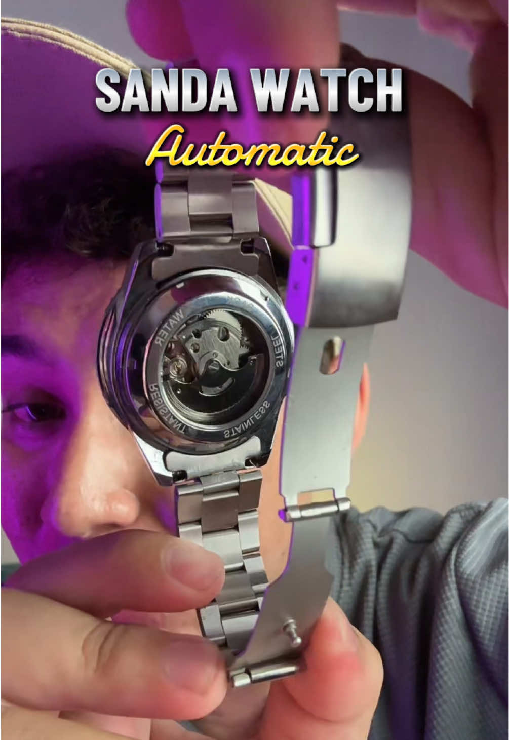 SANDA AUTOMATIC WATCH 😍 Ang Gandaaaa!!! 😍 #automaticwatch #watch #watches #watchesoftiktok #watchformen #watchesformen #menswatch #sanda #sandawatch 