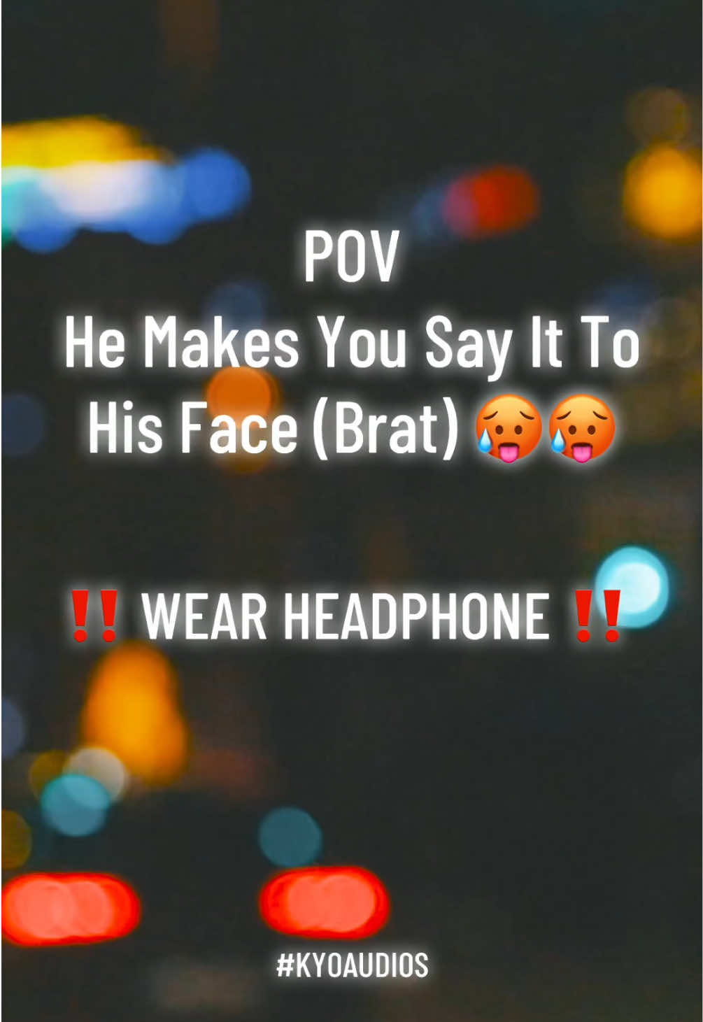 (Full 🌶️ audio link in Bio 👆) #KYO #KYOaudios #boyfriendasmr #wattpad #ao3 #deepvoice #romancerecs #friendstolovers #enemiestolovers #romancebooks #romancereads #spicybooks #asmr #comfort #BookTok #daddy #bfasmr #spicy #darkromance 