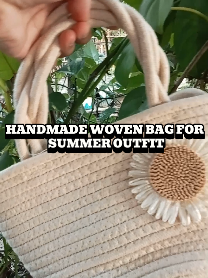 PERFECT BAG THIS SUMMER✨ #bag #summerbag #handbag #handwovenbag #handmadebag #rattanbag #tiktokshopontrend 