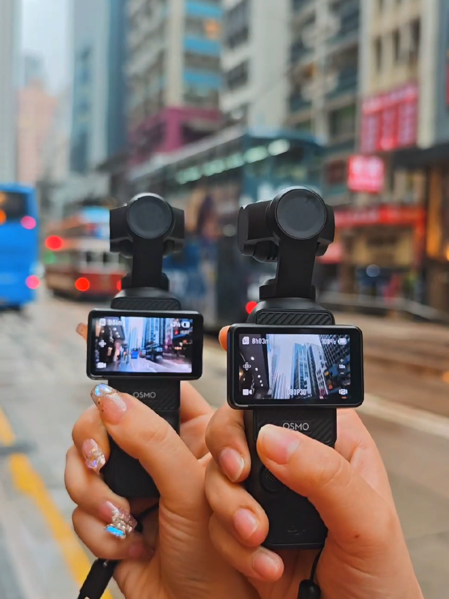 Twice the thrill with Osmo Pocket 3! 🌟📸 Two friends on a journey—capturing every laugh, every moment, and every corner of the world together. Let the adventures roll! 🌍🎉 #OsmoPocket3 #djiosmo #photography #hongkong