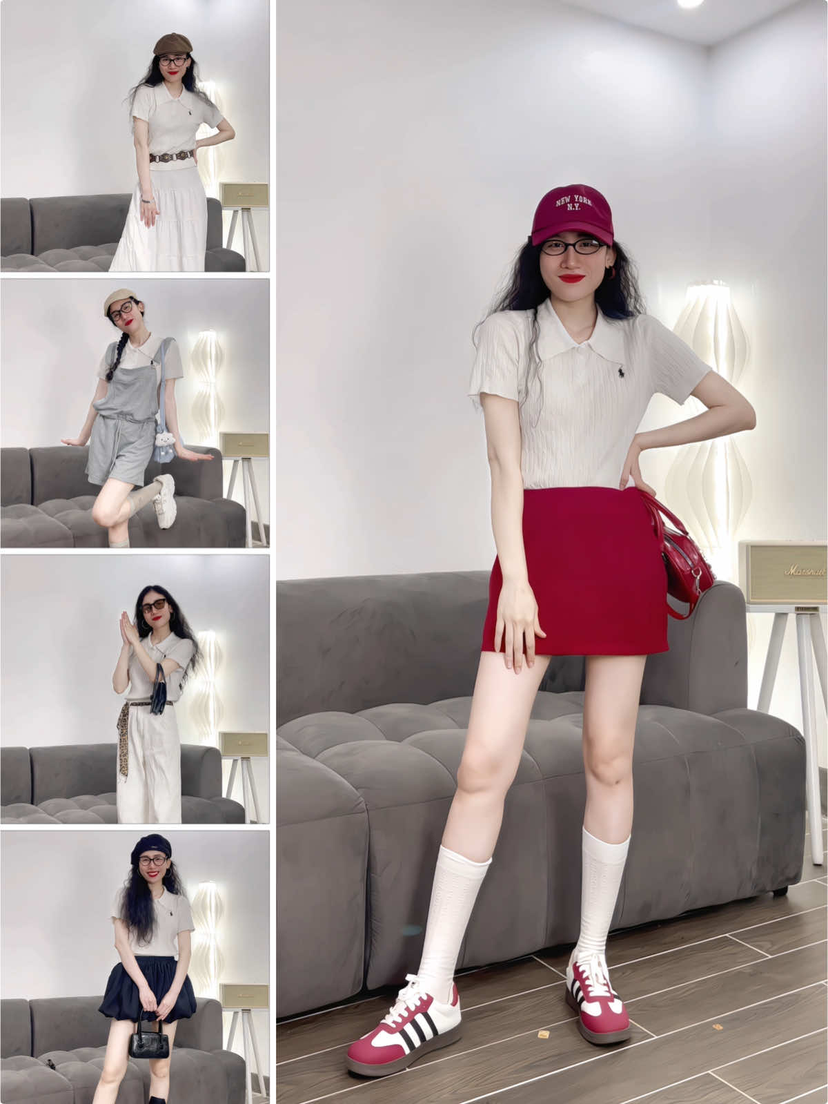 Gu của bạn là số mấy nè 😘 Phối đồ cùng áo polo #phoidoxinh #trending #xuhuong #outfit #rinnguyen #polo 