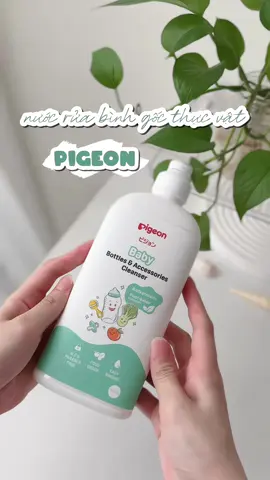 mom nào dùng nước rửa bình Pigeon giống mẹ Mia ko nè 😍 #Mia🍼Family #mevabe #mebimsua #mẹvàbé #landaulamme #beyeu #nuocruabinhsua #pigeon 