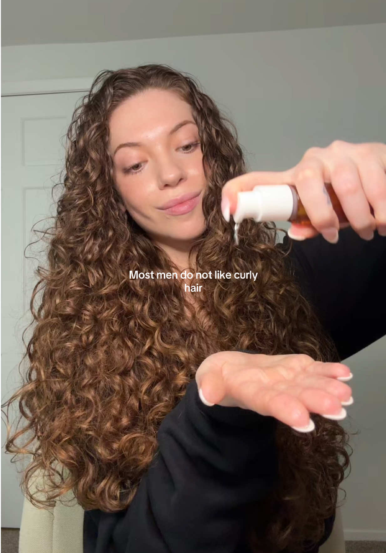 Biggest lie ever told #curls #curlyhair #curlyhairstyles #curlyhairstyle #hairstyle #hairstyles #longestcurlyhair #longcurlyhair #hairgoals #hairtok #longhair 