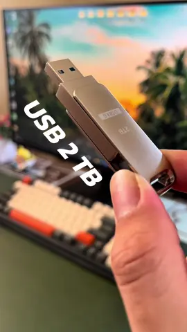 แฟลชไดร์ความจุ 2 TB ที่ใข้ได้กับทั้งคอมและมือถือ มีหัวแบบ USB 3.0 และ Type C #usb #usbflashdrive #flashdrive #typec #เมมเต็ม 