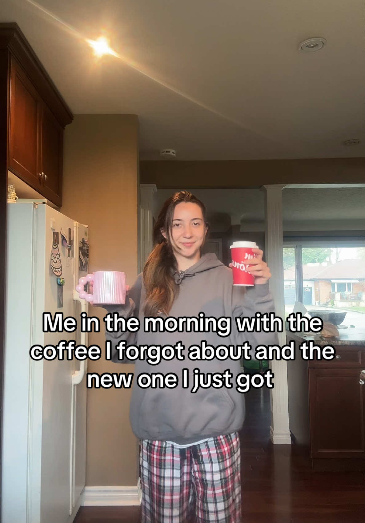 How many coffees do you make in the morning and how many do you finish? 😂☕️ @Tim Hortons  #morningcoffee #coffeemom #coffeetime #riseandshine #relatable #relatablemom #relatablemomcontent 