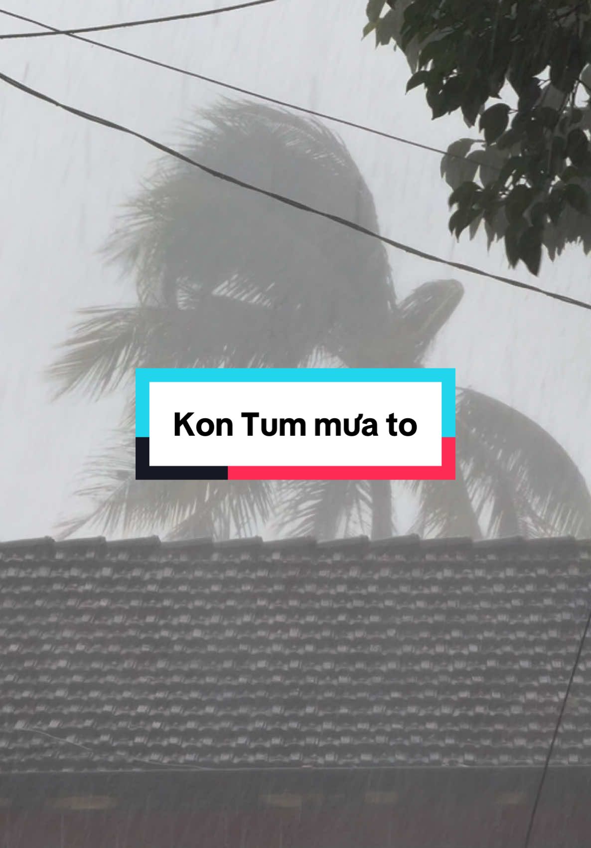 Kon Tum chiều nay mưa to gió lớn, kèm cả mưa đá, chỗ mọi người ổn chứ🥲 #kontumplus #kontumstories #kontum  #muada 