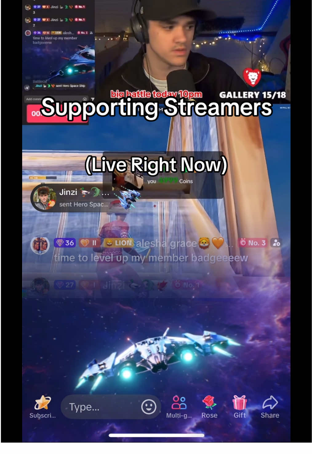 Who Is Next? 👀 #fyp #Jinzi #live #support #gift #herospaceship #trending #viral #foryoupage 