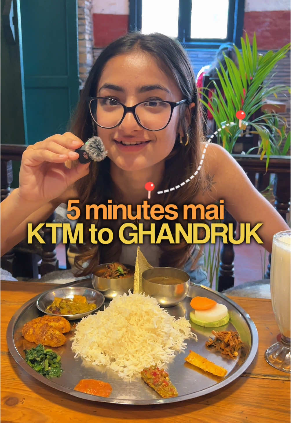 Aba 5 min ma khana khana ghandruk kasari jane ta?  Location : @Ghandruk Nepali kitchen  Taste of khana: 9/10 Lassi: 8/10 I am supporting lalitpur city and who are you supporting?  . . . . #whattoeat #nepalifood #WhereToEat #fyp #fyp #wheretoeat #FoodLover #foodhunt #localfoodtok #whattoeat 