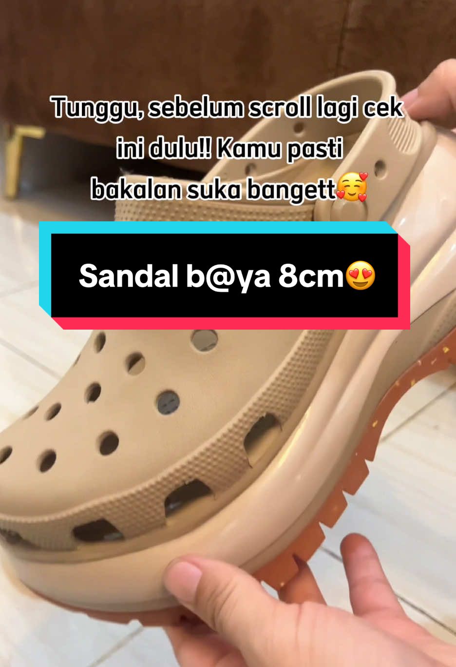 Jgn sampe di skip Sandal meg@ tinggi 8cm #sendalmurah #sandalviral #megacrush #sendalviraltiktok #affiliatetiktok #vidioviral 