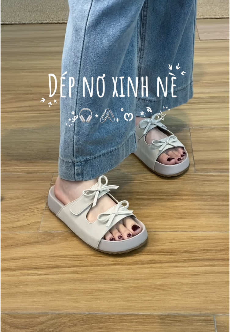 Dép nơ #gaubata #reviewlamdep #depnu #saleluongve #reviewsandal 