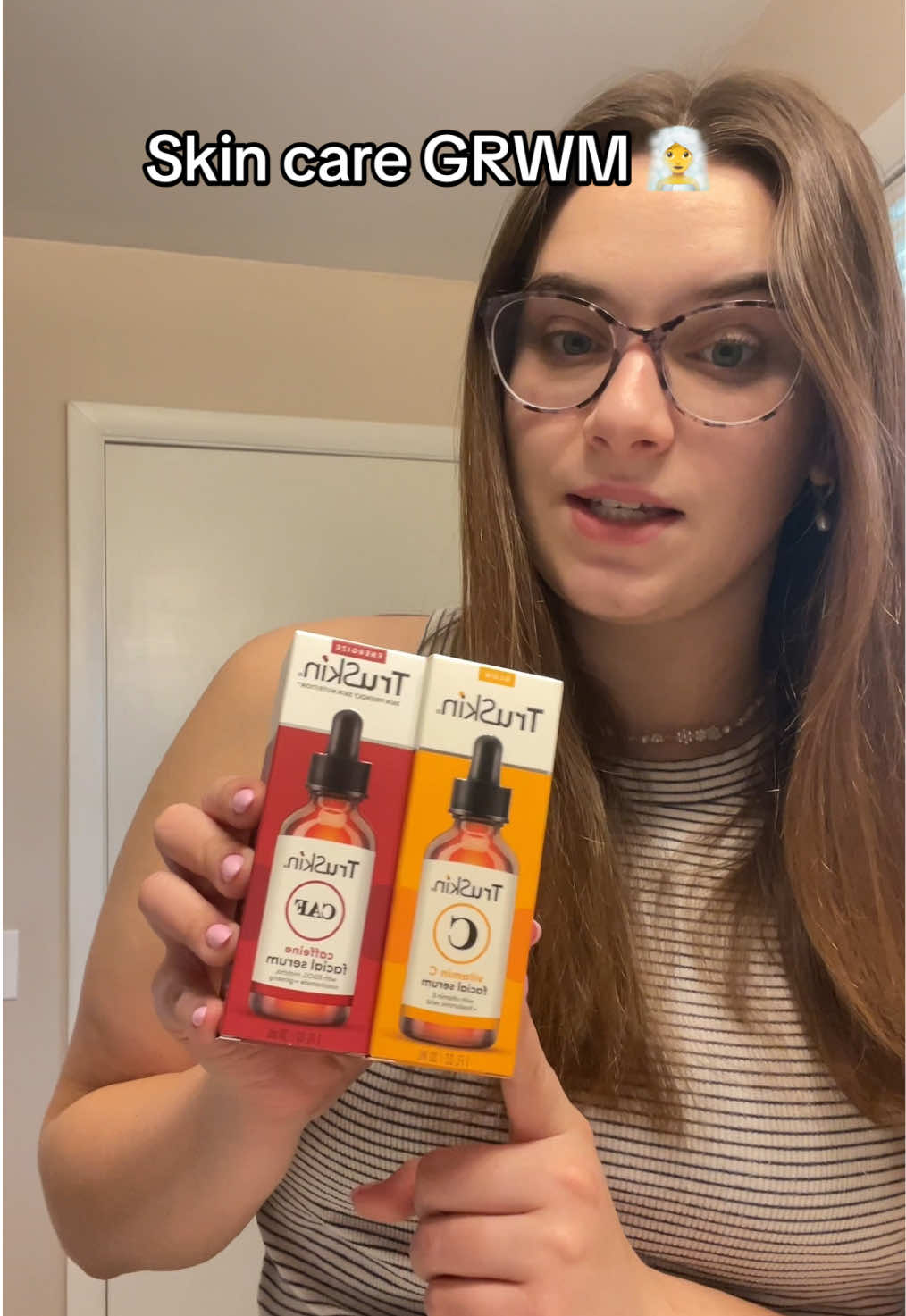 Highly recommend these serums if you want your skin to feel moisturized, fresh, and clean! #skincaregrwm#grwm#heyitslynneaa #skincareroutine #CapCut 