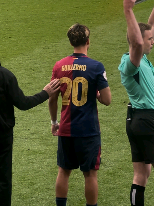 Guillermo coming on their match vs. Sestao River ⭐ | #GuilleFernandez #FCBarcelona #ViscaBarça #Barça #Barca #foryou #footballplayer @fcbarcelona @Guillermo 