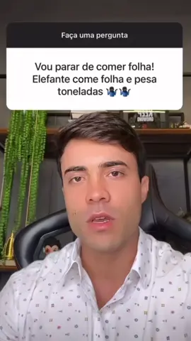 Comer Folhas na dieta #joaomuzzy #dieta #emagrecimento #saude #emagrecer #perderpeso 