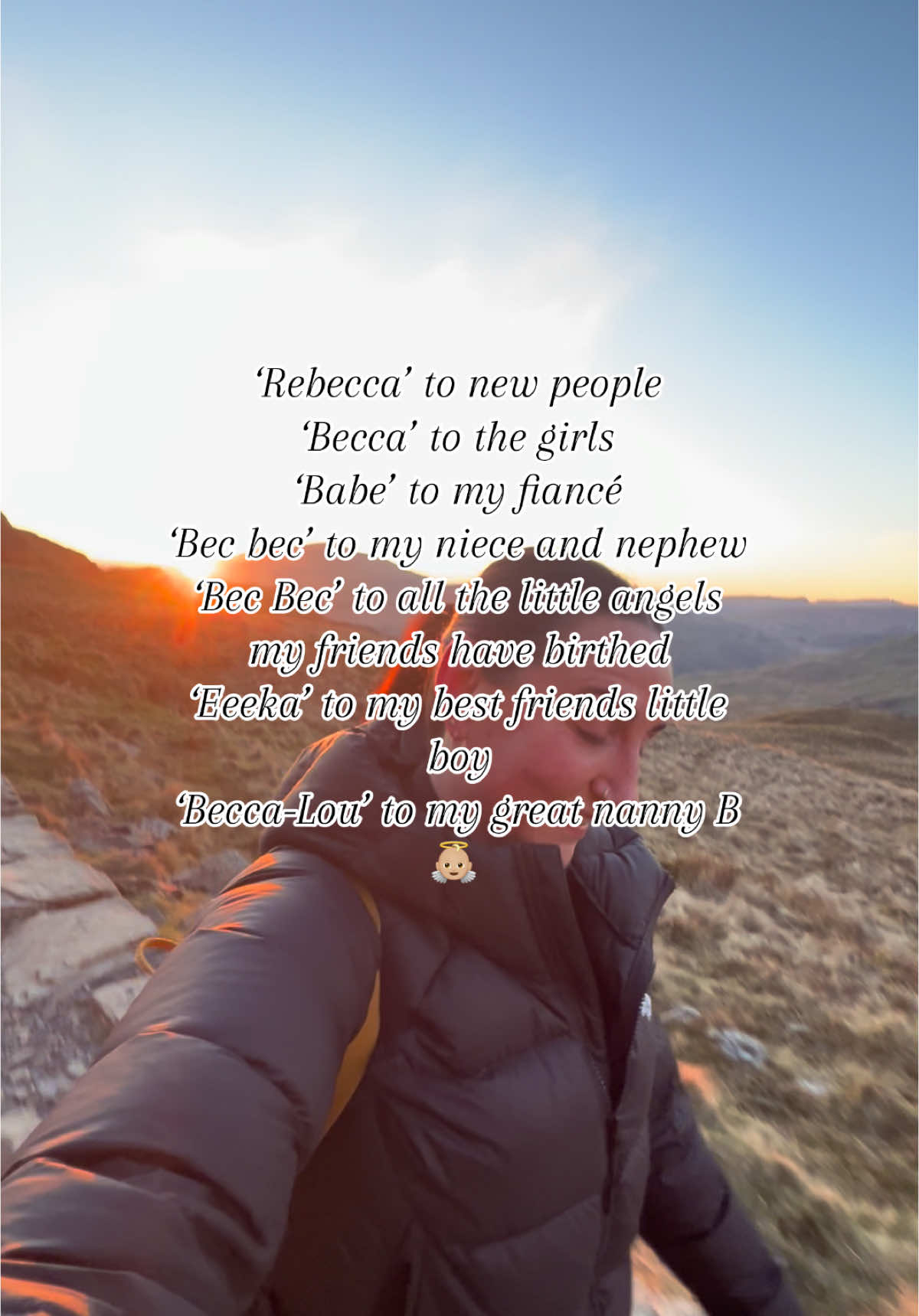 This trend was cute 🤍  #cutetrend #myname #rebecca #tiktoktrending 