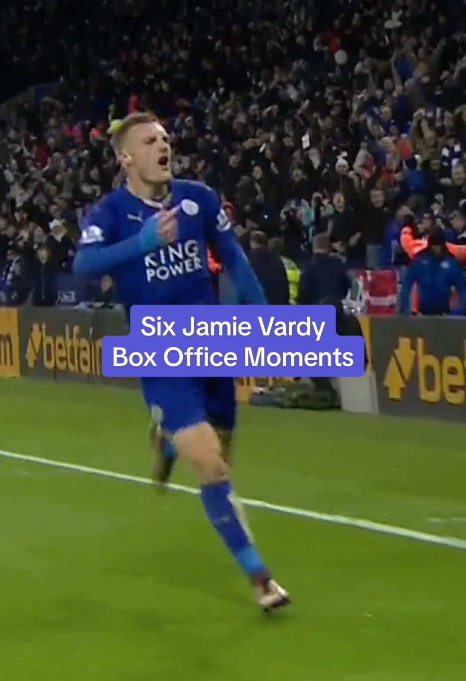 Jamie Vardy will always be having a party #PremierLeague #pl #jamievardy #vardy #leicestercity #leicester #lcfc #goal #banger #golazo #banter @Leicester City 