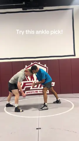 Ankle pick! #wretlingtiktok #wrestlingtok #wrestling 
