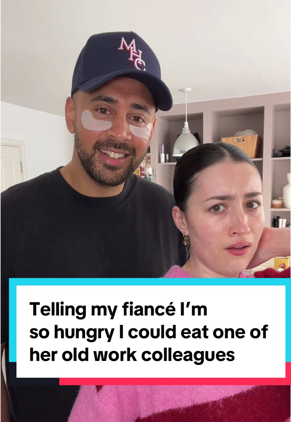 I love this trend 🤣 @MaggieA  Cap from @mondayhoopsclub code ‘inside15’ 🧢  #tiktoktrend #imsohungrytrend 