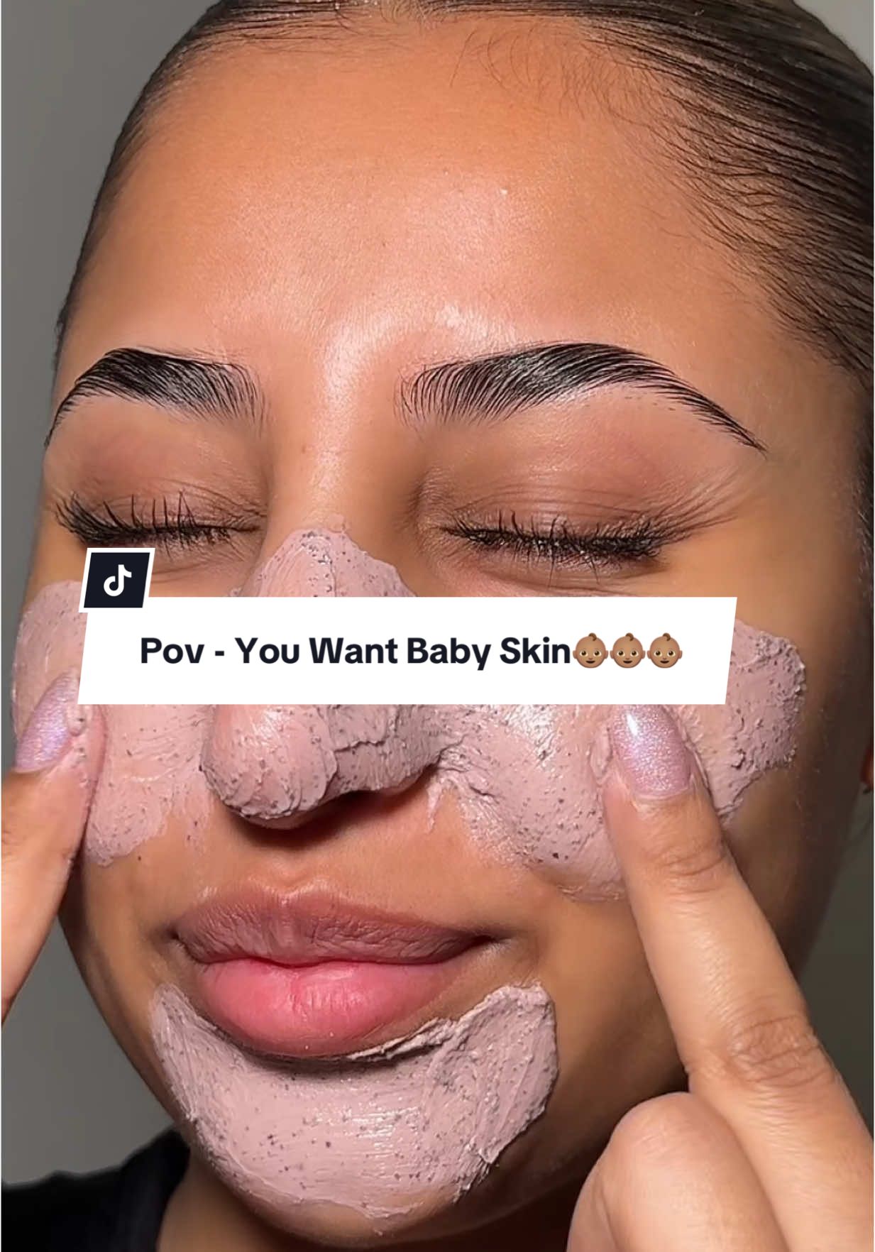 Baby skin with @Beauty of Joseon red bean mask 👶🏽 Ad #skincare #pores 
