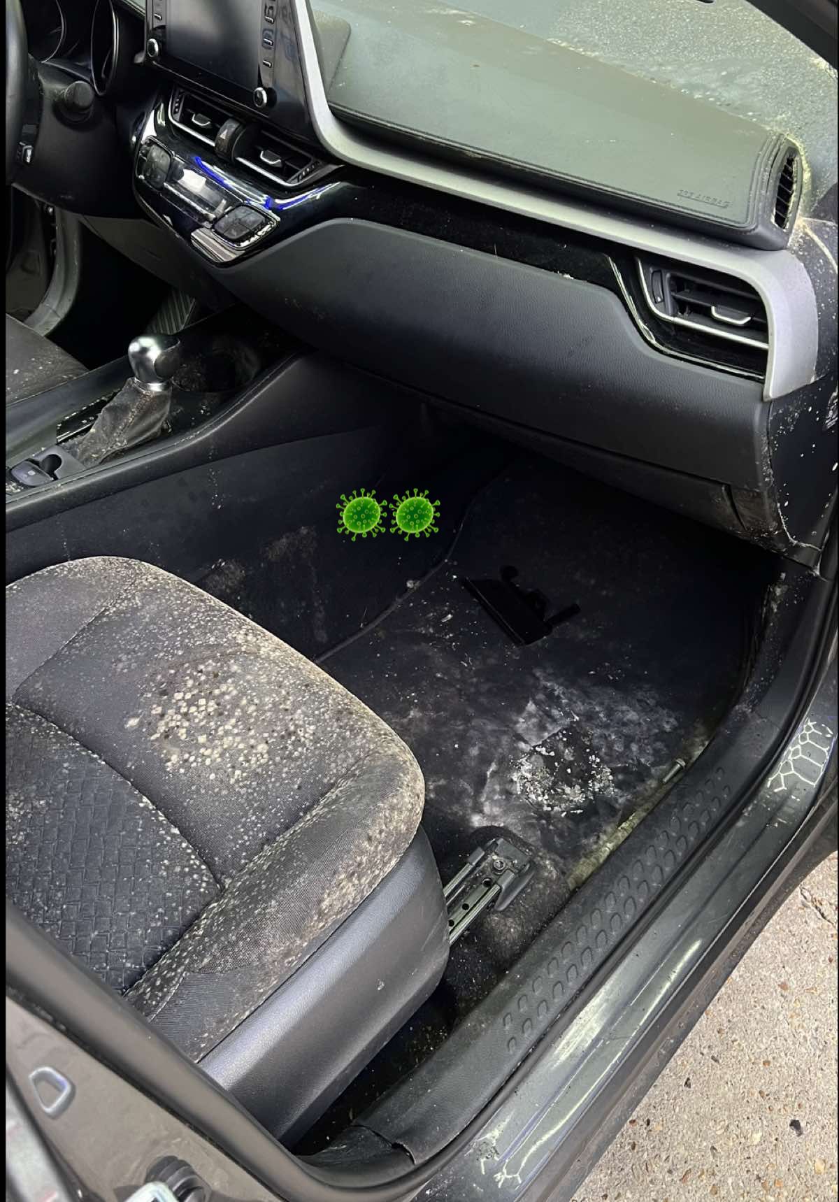 Sauvetage d’un CHR bien bien moisie 🦠😷🧼 #detailing #clean #satisfy #nettoyageauto #virus 