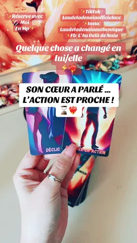 ✨ “Il/Elle a eu le déclic… et cette fois, il/elle passe à l’action.” Quelque chose a changé en lui/elle. L’envie de revenir, de parler, de reconstruire est plus forte que les blocages. Prépare-toi à une surprise imminente… Le destin s’active! #voyance #tiragedecarte #guidancesentimentale #voyante #cartomancie #guidancedujour #tiragesentimental 