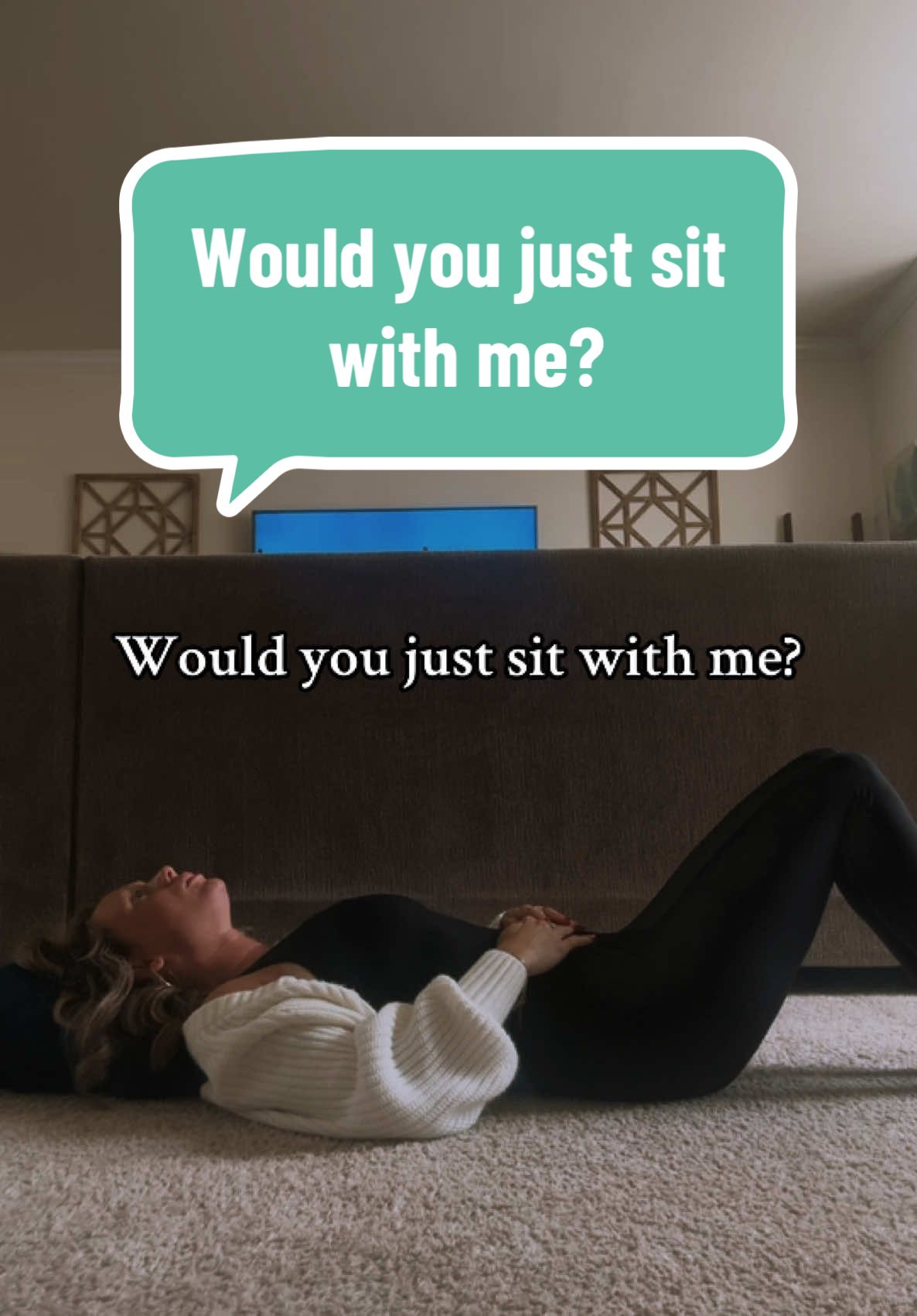 Jesus sat with the broken before He healed them Sometimes sitting is the most holy thing you can do ☺️ I don’t need advice I don’t need fixing I don’t need a solution I just need someone to sit with me for a minute #sitwithme #healing #grief #faith #MentalHealth #trustjesus #seperation #divorce #christianfyp #jesus 