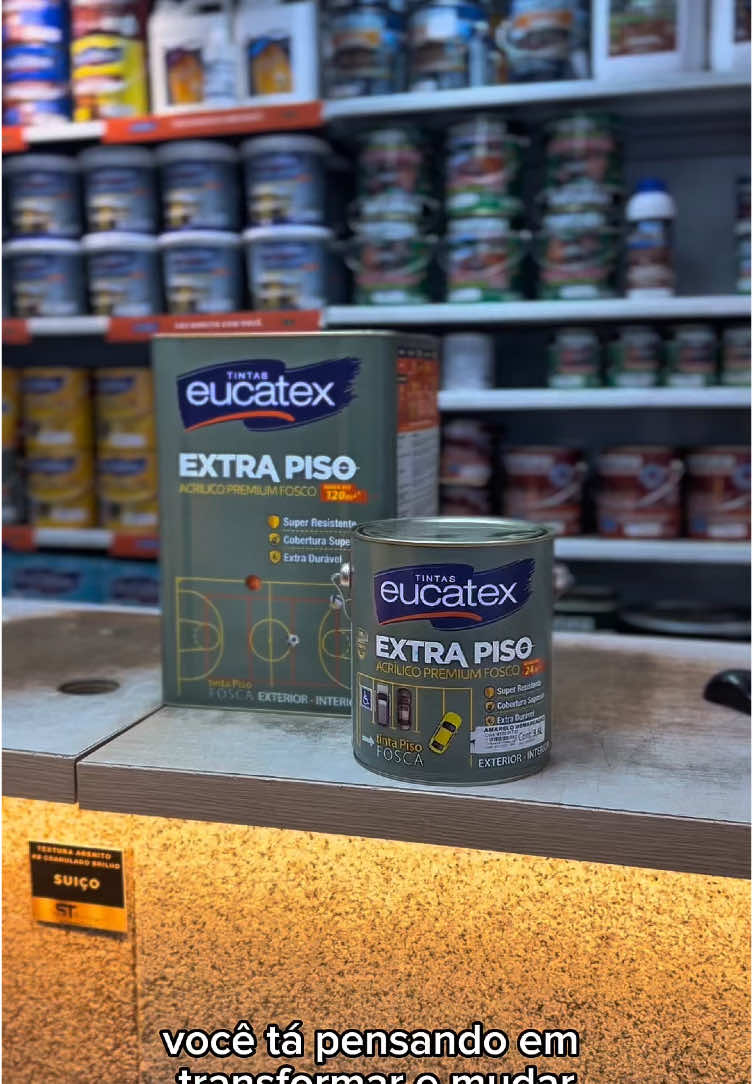Quer um piso durável e bonito? A Tinta Extra Piso Eucatex é a solução! 😍🎨#achadinhosdashopee #ShopeeVideo #shopee #AchadosShopee 