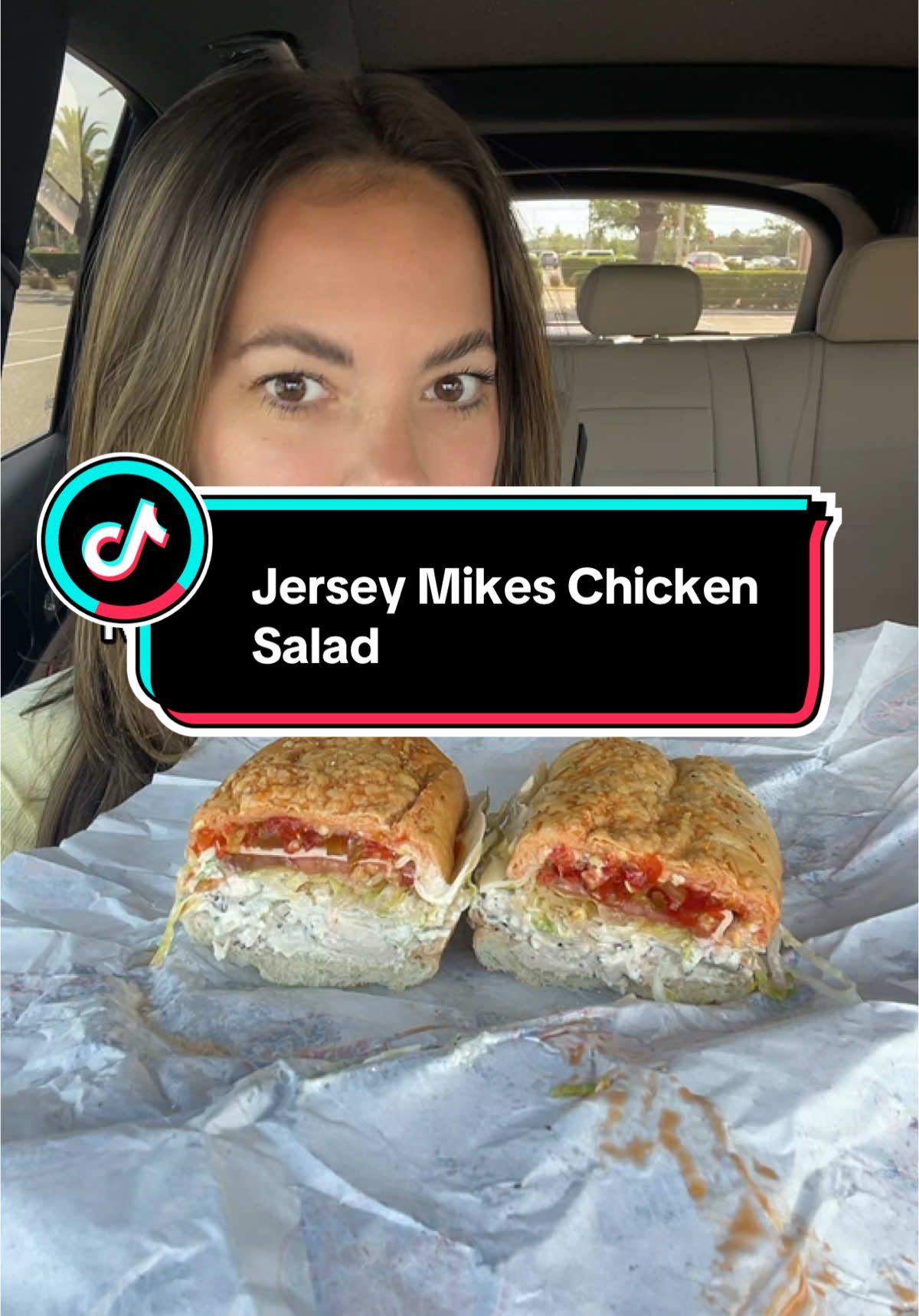 Sad this isn’t a permanent thing #jerseymikes #chickensalad #sub #sandwich #mukbang #foodreview #eatingshow #eatingvideo 