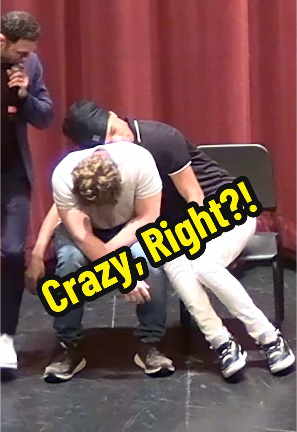 The one guys reaction 😂 #hypnosis #comedy #funny #fyp #lol 