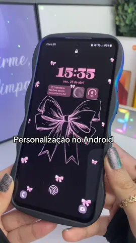 Personalizando meu Samsung A55 #dicastech #tiktoktech #samsunggalaxy #samsunga55 #personalizacaonocelular #oneui7 #celular 