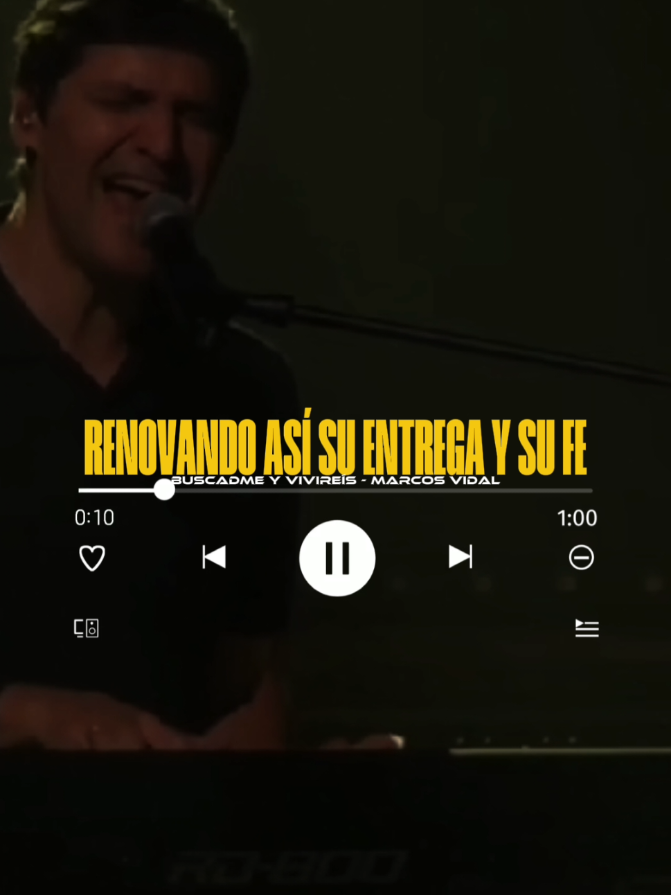 si mi pueblo se volviese y me buscase👑🙏🏻🙌 #marcosvidal #buscadmeyvivireis #paradorar #musicacristiana #paraadoraradios #paraelreydereyes #volverseadior 