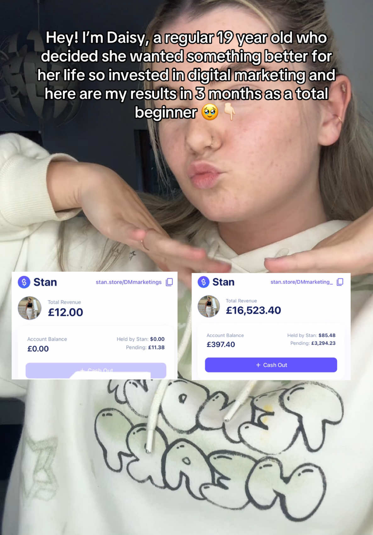 I’m just your regular 19 year old girl who decided she wanted something better for her life so invested into digital marketing! ✨ This is now the most amazing thing that has ever happened to me!! 🥹 From 0-16k in just 3 months and it has completely changed my life around forever! 🤩 This can be you too!!  Comment ‘FREE’ or pop me a message to get started today 🤍 #trendingnow #digitalmarketingjourney #digitalmarketing #foryoupage❤️❤️ #trendingnow⚡ #startdigitalmarketing #goviral #bestwaytomakemoneyonline 