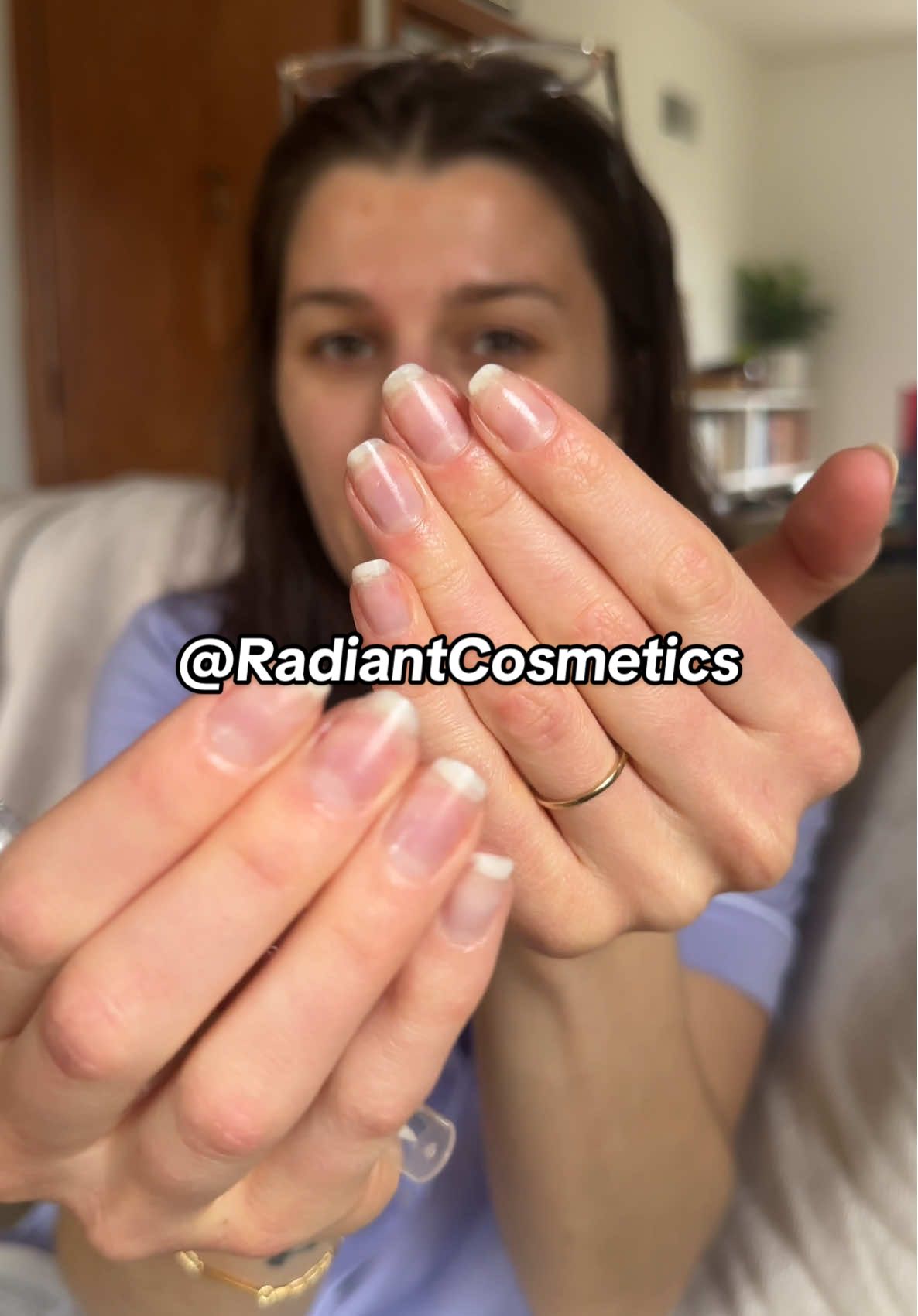 This transformed my nails & ya girl is a HUGE nail care girlie. I waited wayyy too long to buy it 💅🏼🌸💗 @Radiant Cosmetics #nailgrowth #nailsathome 
