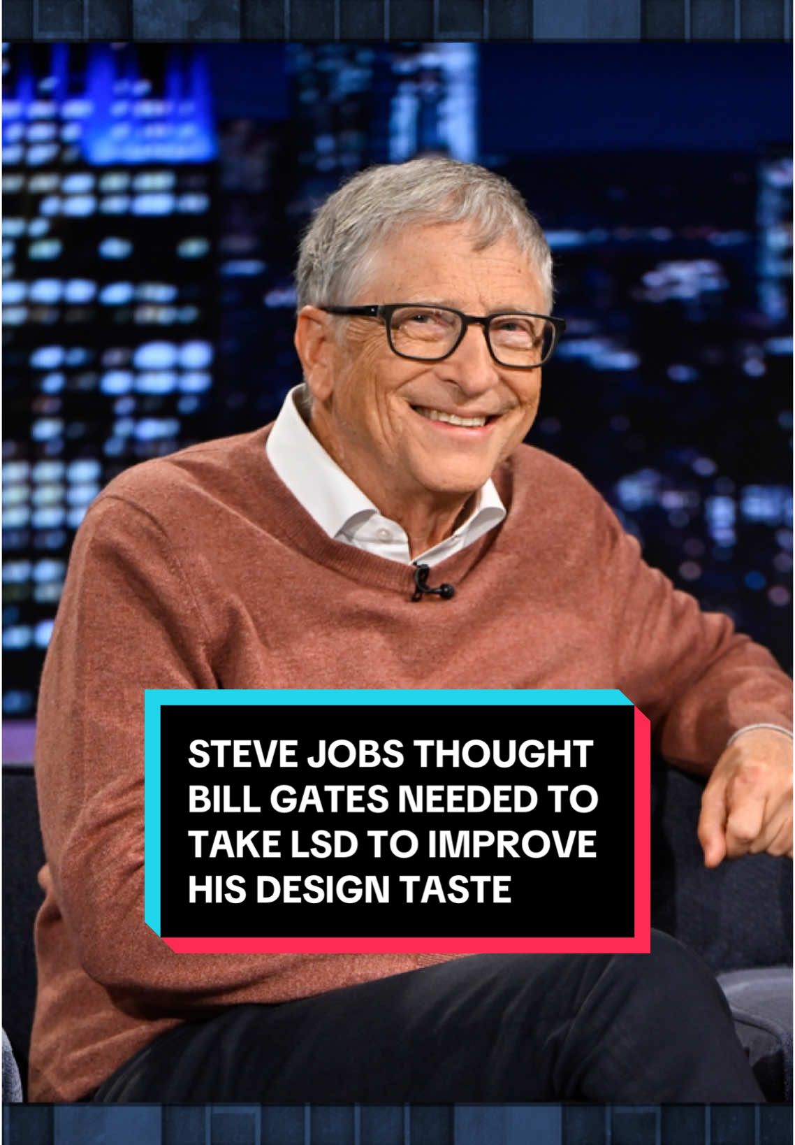 Steve Jobs thought Bill Gates needed to take LSD to improve his design taste 😵‍💫 #FallonTonight #TonightShow #SteveJobs #BillGates #JimmyFallon 