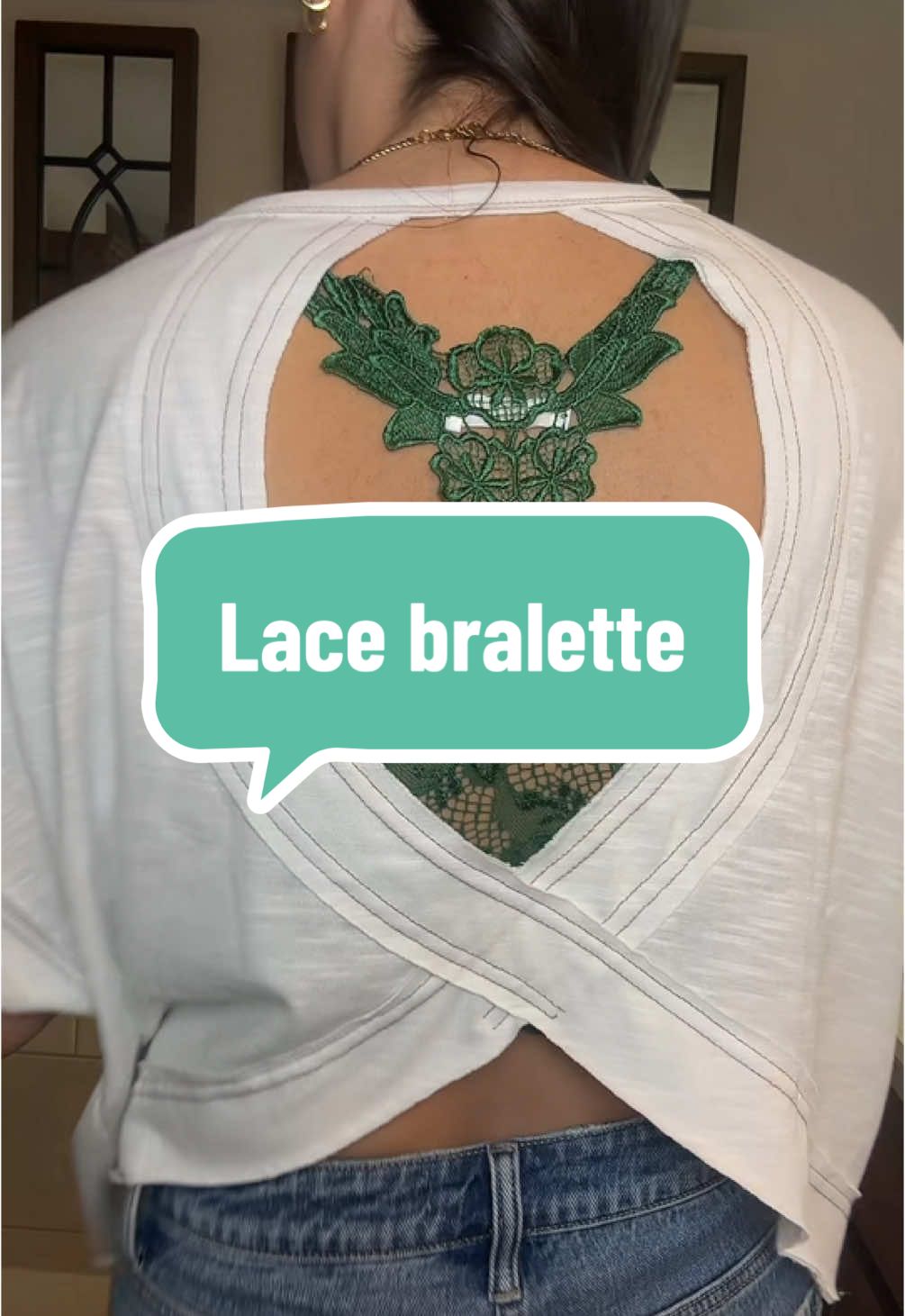 This bralette has the most beautiful back! @Avidloveofficial #bralette #bra #lacebralette #camisole #lacebra #tiktokshopcreatorpicks #tiktokshopspringglowup 