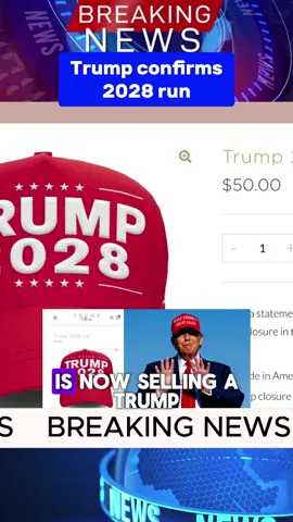 Trump confirms 2028 run#fyp #foryou #breakingnews #news #turmp #usa #turmp 