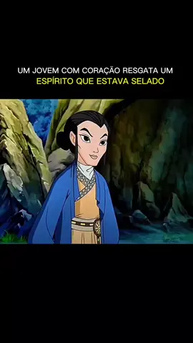 um jovem de bom coração resgata um espírito que estava selado  #cartoon #desenhosanimados #narrastars 