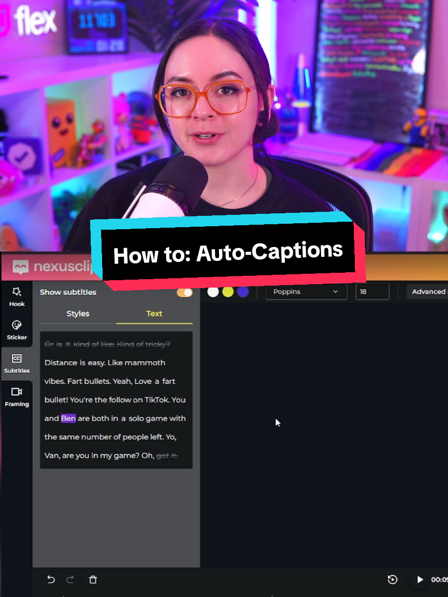 [sponsored] #nexusclips Captions make content accessible, more engaging, and help a HUGE number of short-form content watchers be able to enjoy your content without sound. Why wouldn't you add them?! #streamer #streamertips #howtostream #tutorial #contentcreator #captions 
