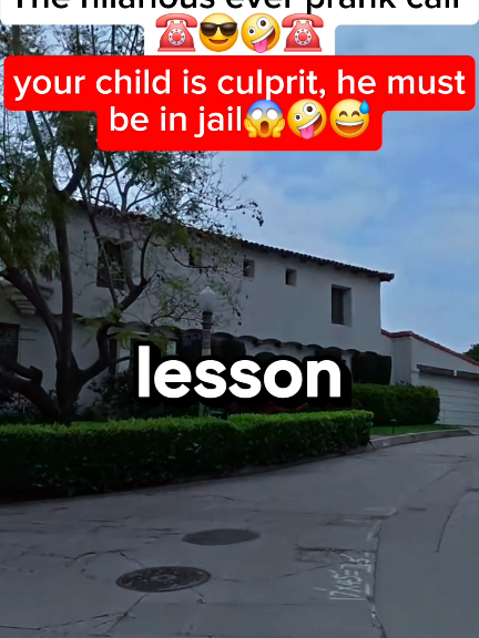 your child is the culprit, he must be in jail☎️😅😞😱🤣#funnyy #prankcall #prank #Fyp #phonecall #funny 