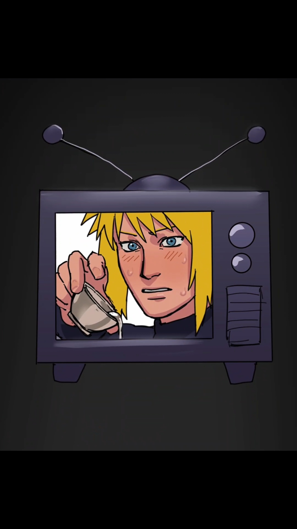 He's seen too much... 😮‍💨 #naruto #kushina #minato #kushimina #uzumaki  #kurama #fyp 