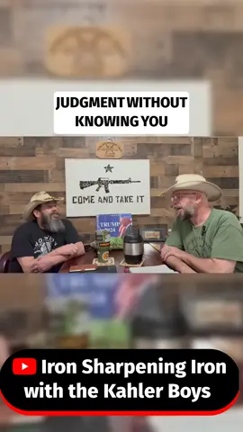 Judgment without Knowlege http://www.youtube.com/@TheKahlerBoys