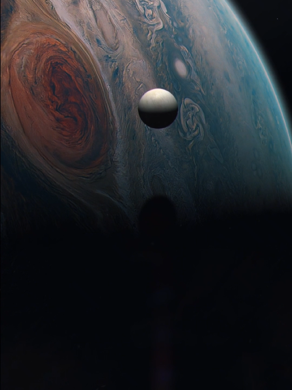 A Grande mancha vermelha  #astronomia #jupiter #manchavermelha #terra #gasoso #nasa #astronomos #planetas #sistemasolar 