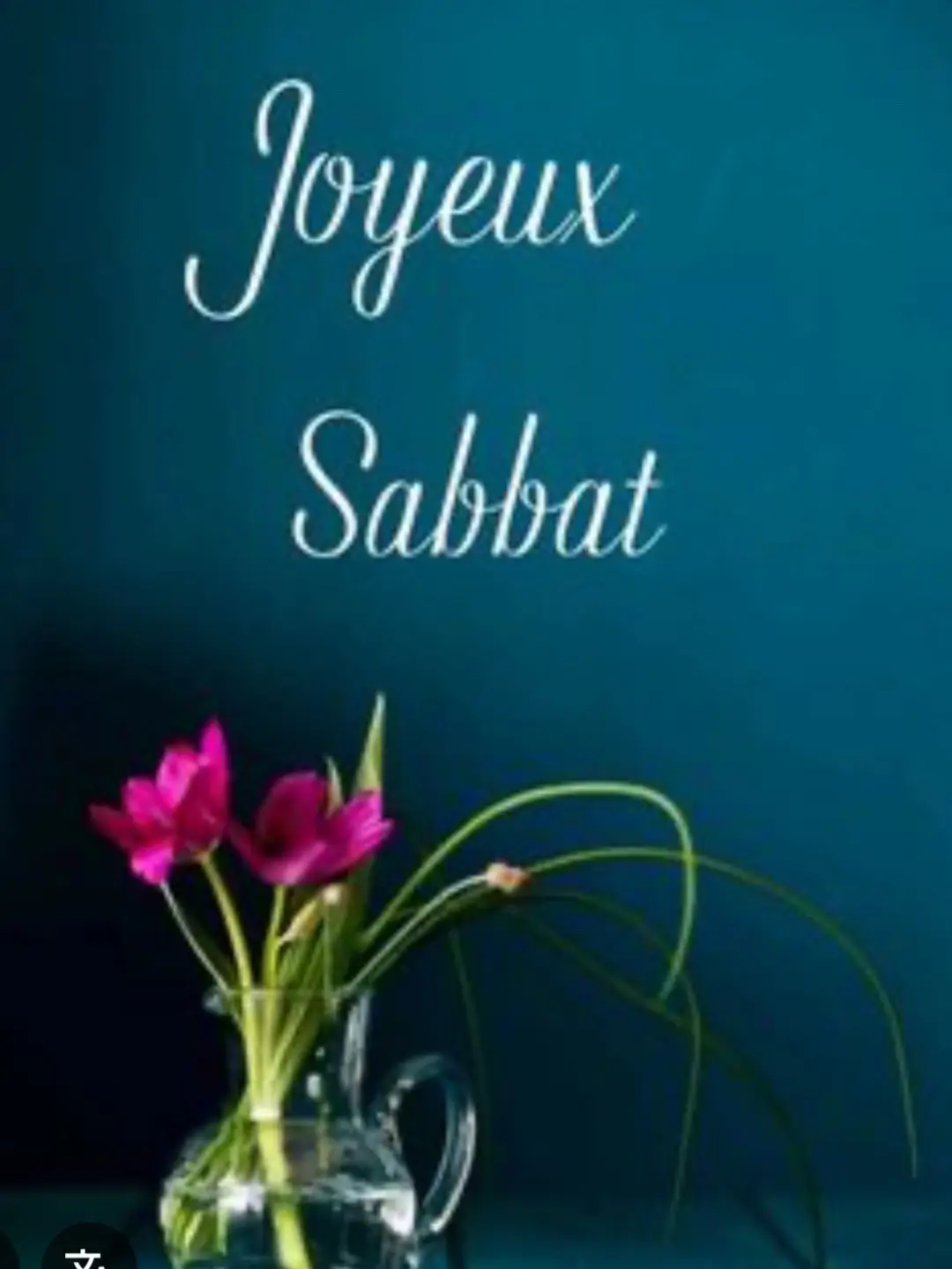Que Dieu nous bénisse tous de façon spéciale en ce sabbat!!!