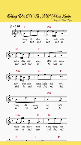 Đảng Đã Cho Ta Một Mùa Xuân #sheetmusic
