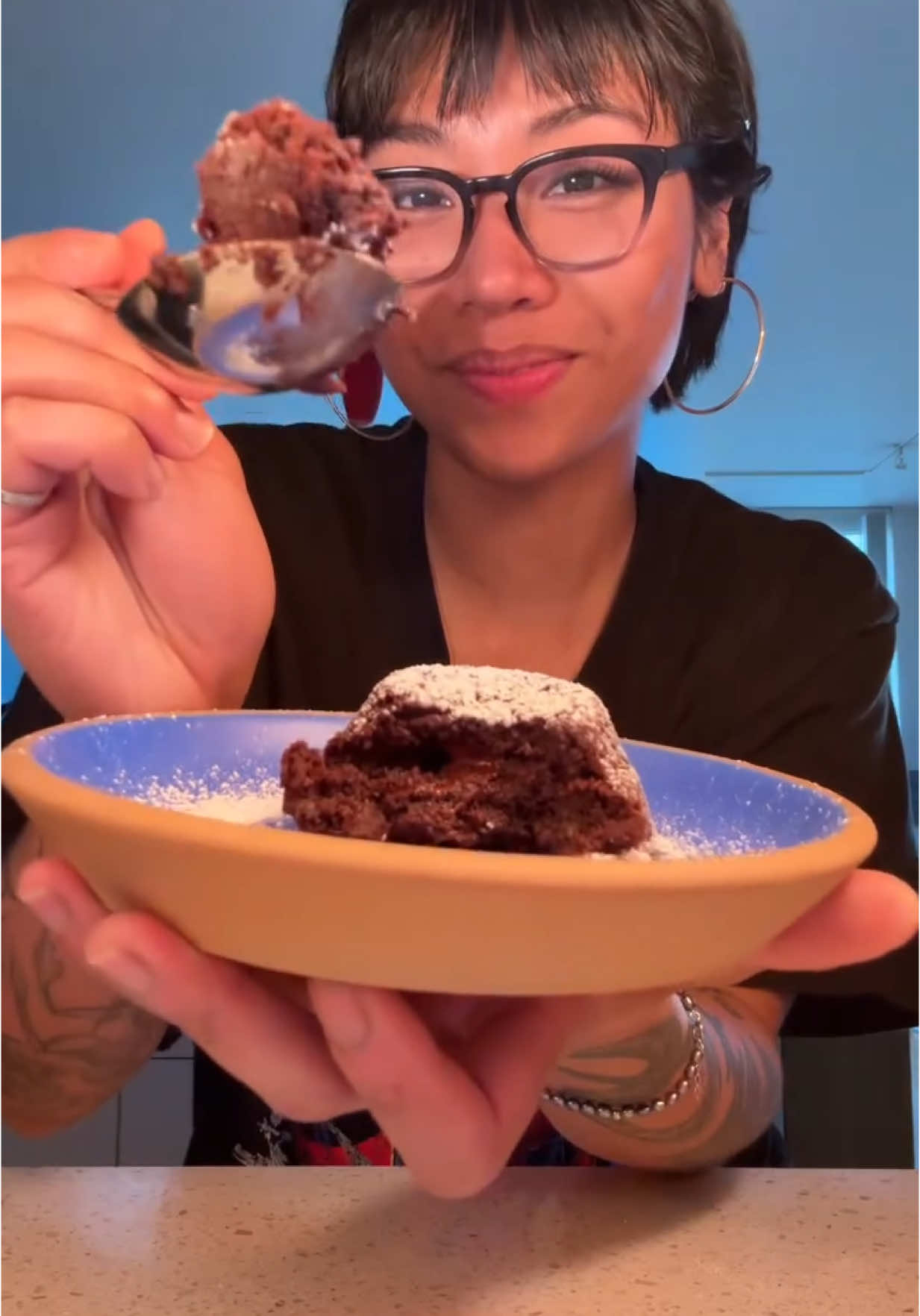 Sweet potato lava cake 🍫🍠