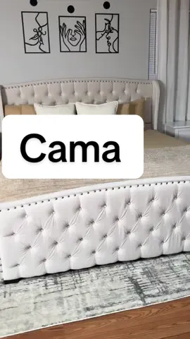 Hermosa cama de terciopelo disponible en dos tamaños diferentes #cama #terciopelo #bed#hogar#amerlifebedframe #bedframe #tiktokshop #furniture 
