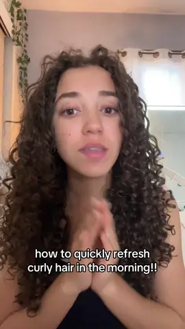 highly requested updated refresh routine! (takes about 15 mins) #fyp #curlyhair #3bhair #kalogeras #curlyhairroutine #kalogerassisters #gelcast 