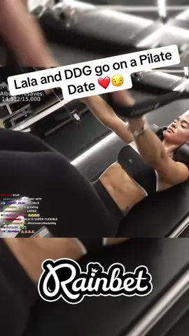 Lala and DDG go on a Pilate Date ❤️😏 #DDG #lala #date #pilate #alo #gym #workout #fypシ 