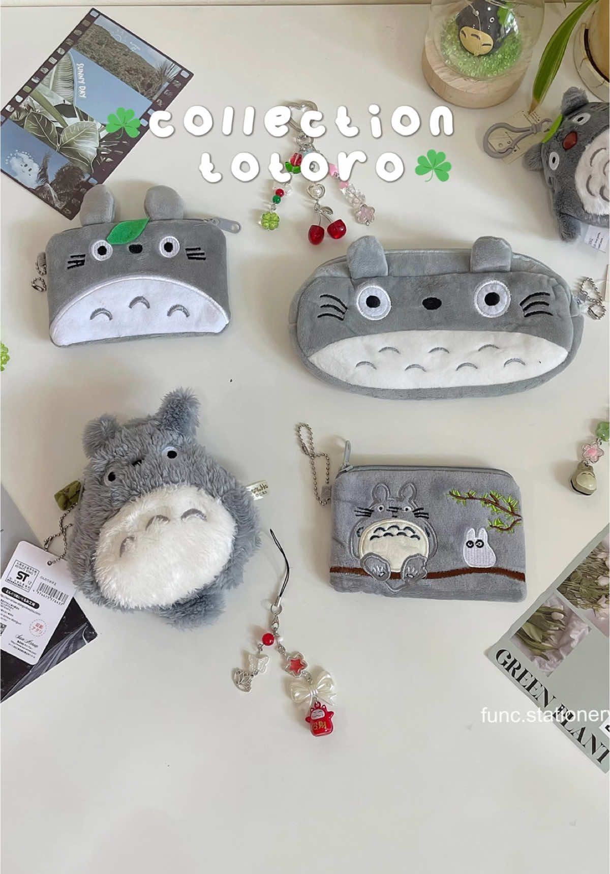 for every totoro lover - cutest keychain and mini pouches you’ll ever see! 🤧🫶🏼 #funcstationery #stationery #stationeryhaul #stationerypal #cutefinds♡ #stationeryaddict #minipouch #totoro #ghibli 
